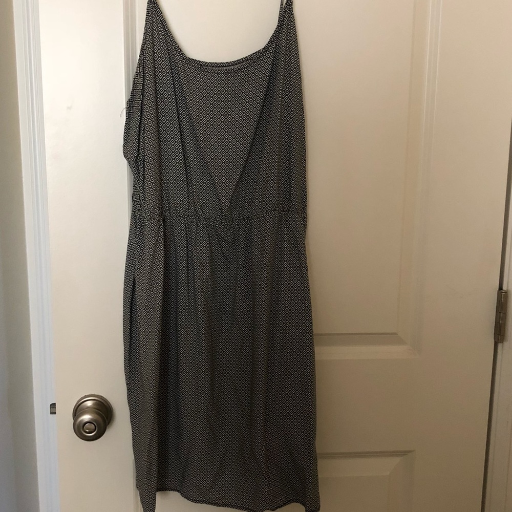 Black white dress XL